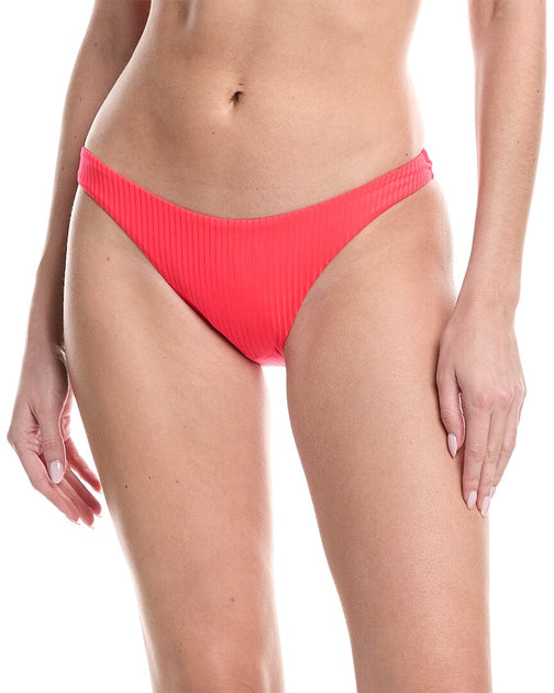 Vitamin A California High-Leg Bikini Bottom Pink Medium 2