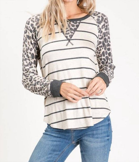 Shirley Stone Carol Raglan Top White 3X 2