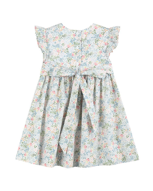 Lil Cactus Smocked Flutter Dress Pink Floral 3-6 Months 3