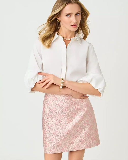 Lilly Pulitzer The Bubble Sleeve Lilly Shirt Multi X-Large 4