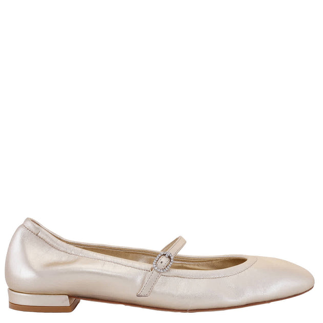Stuart Weitzman Claris Ballet Flats Light Gold US 5-6 2