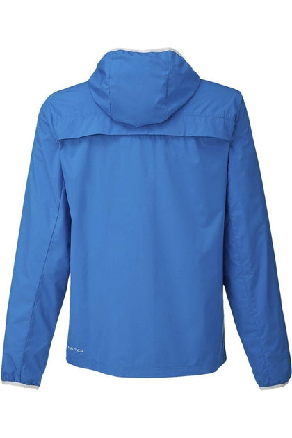 Nautica Stillwater Hooded Windbreaker Blue Large 3