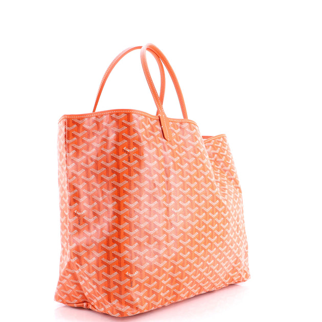 Goyard Saint Louis Tote Coated Canvas GM Orange 6
