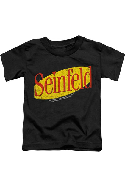 Gildan Seinfeld Logo Short Sleeve Toddler T-Shirt Black 3 Years 2