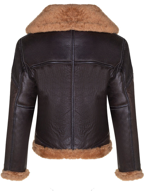 Infinity RAF Sheepskin Flying Jacket Black 4XLarge 4