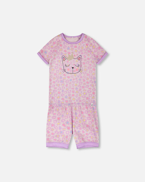 Deux par Deux Two-Piece Pyjama Set Purple 6-12 Months 2