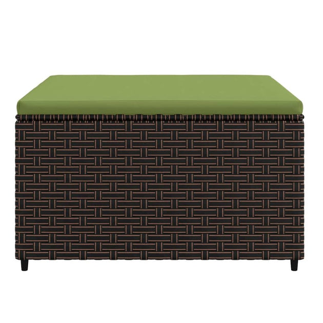 vidaXL Patio Footrest Brown 5