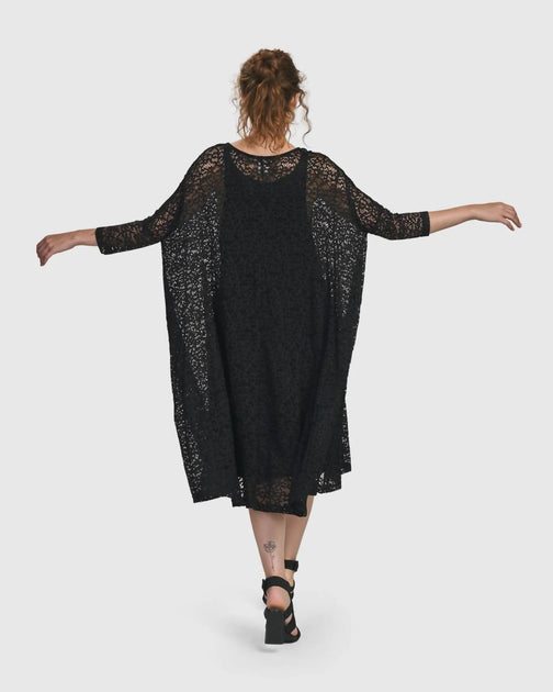 Alembika Artemis Trapeze Dress Black Medium 4