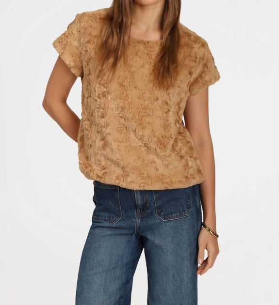 Dylan Grace Top Brown Medium 2