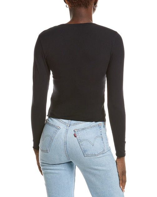 James Perse Cardigan Black Small 3