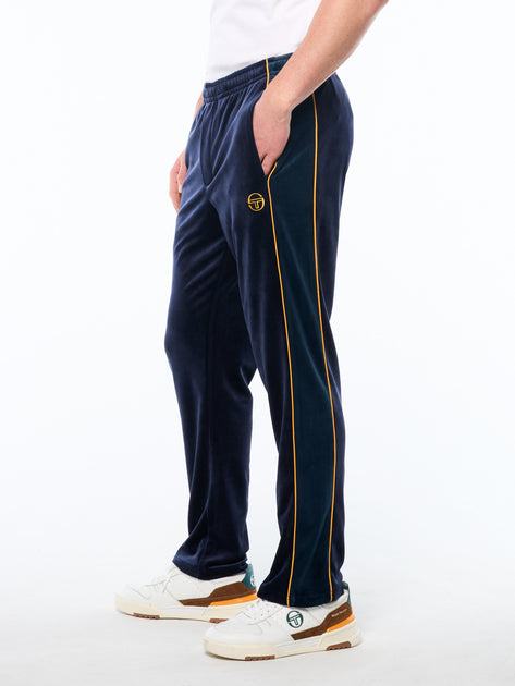 Sergio Tacchini Forato Velour Track Pant Blue XLarge 3