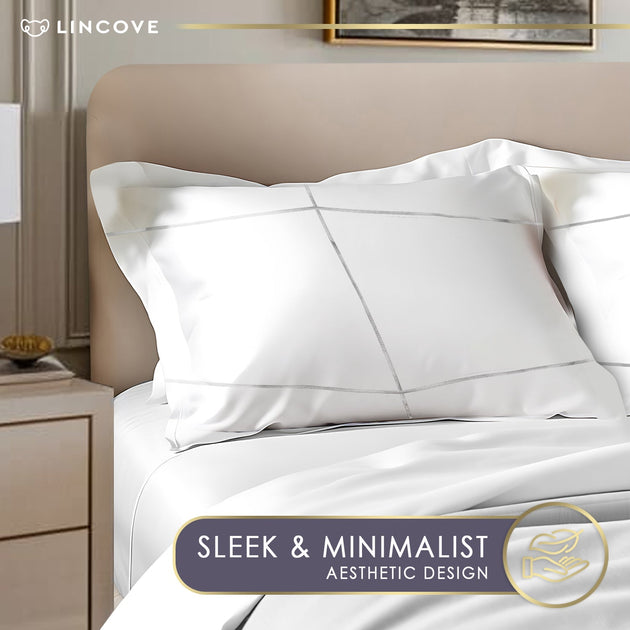 Lincove Sofia Duvet Cover Set White 4