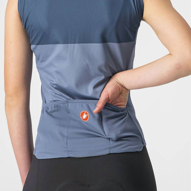 Castelli Velocissima Sleeveless Jersey Blue Large 4