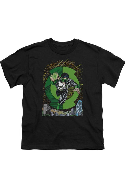 Gildan Green Lantern Graphic T-Shirt Black Small 2