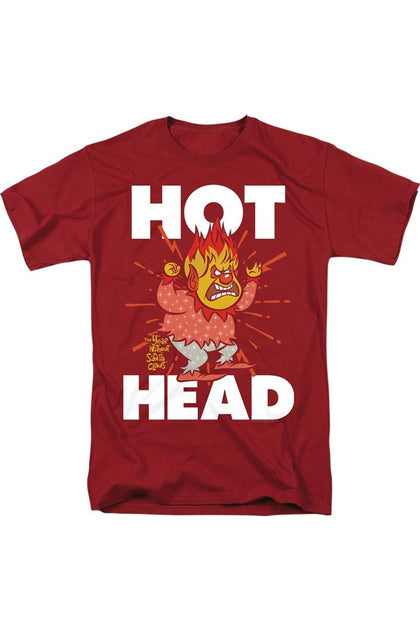 Gildan Hot Head Kurzarm T-Shirt Rot Large 2
