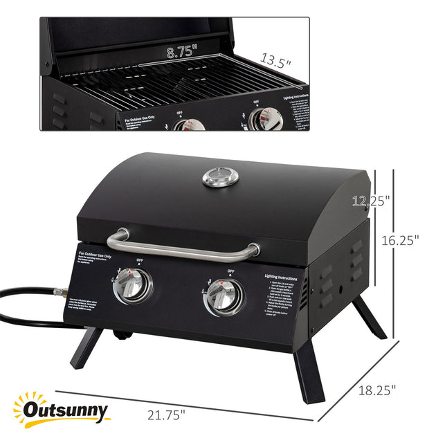 Hivvago 21,75 Zoll Gasgrill 5