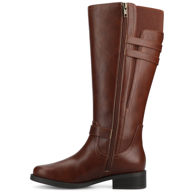 Journee Collection Sonny Knee High Boot Brown US 8.5 3
