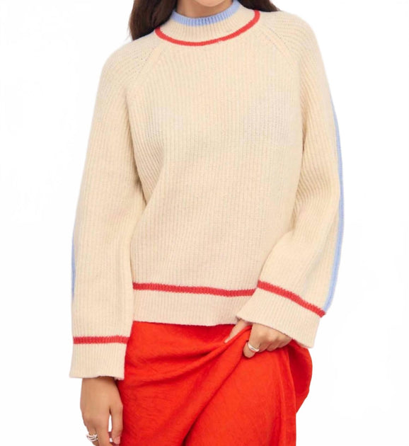 MINKPINK Ivana Knit Top Beige Small 2