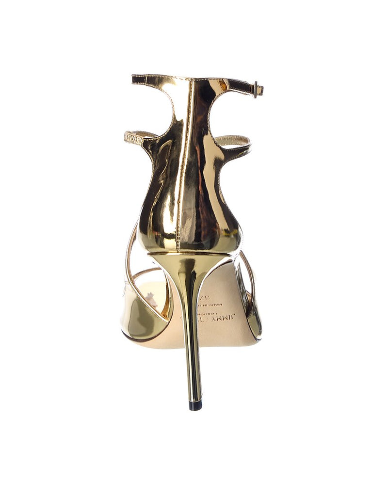 Jimmy Choo Azia 95 Leather Sandal | ShopSimon