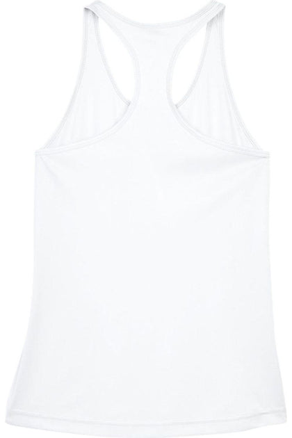 Team 365 Women's Zone Performance Racerback Tank White XXXLarge 3