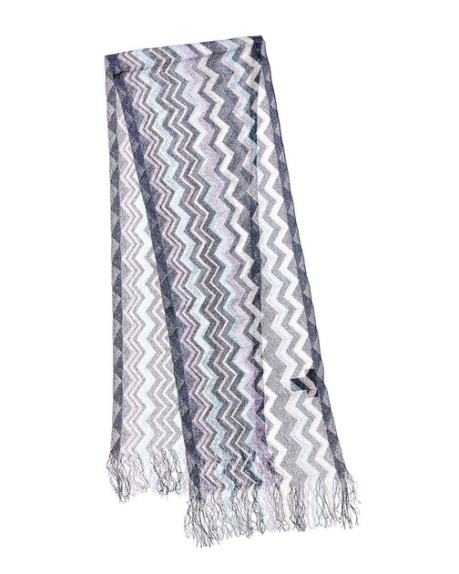 Missoni Scarf Blue One Size 3
