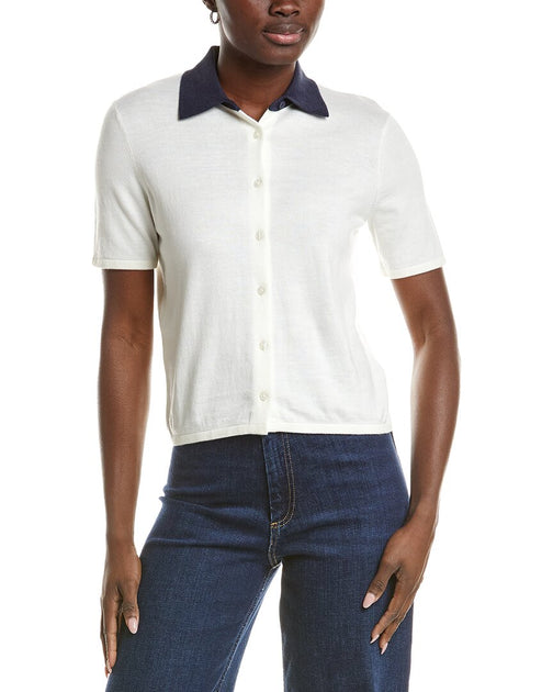 Brooks Brothers Cardigan White Medium 2