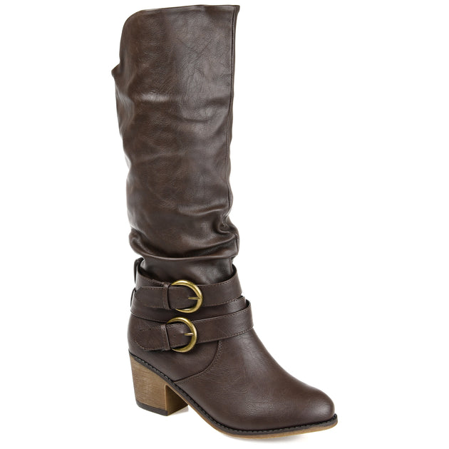 Journee Collection Late Knee-High Boot Brown US 9 2