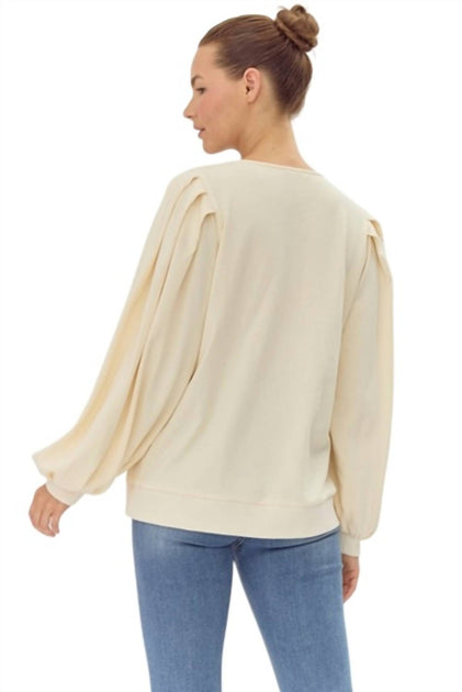 Jodifl V-Neck Top Yellow Large 3