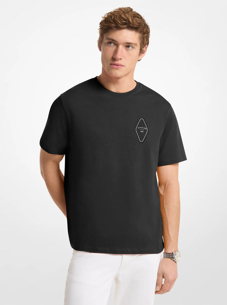 Michael Kors Graphic Logo T-Shirt Black Medium 2