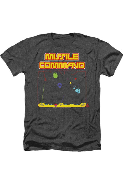 Gildan Atari Missile Screen T-Shirt Schwarz Small 2