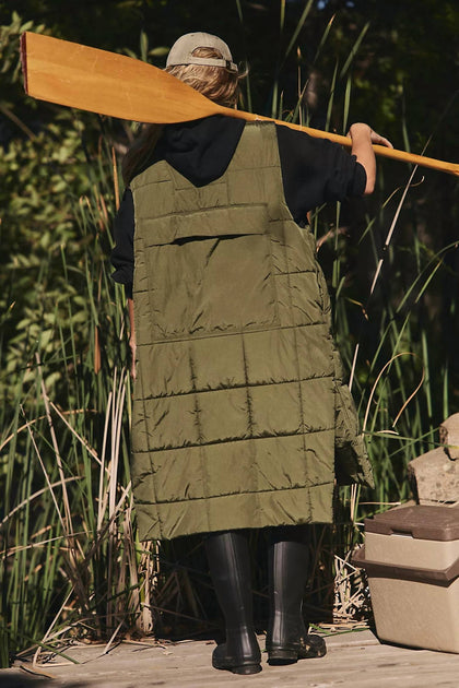 Free People On The Move Packable Puffer Vest Grün Large 3