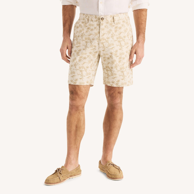 Nautica Printed Stretch Deck Short Beige 40 2