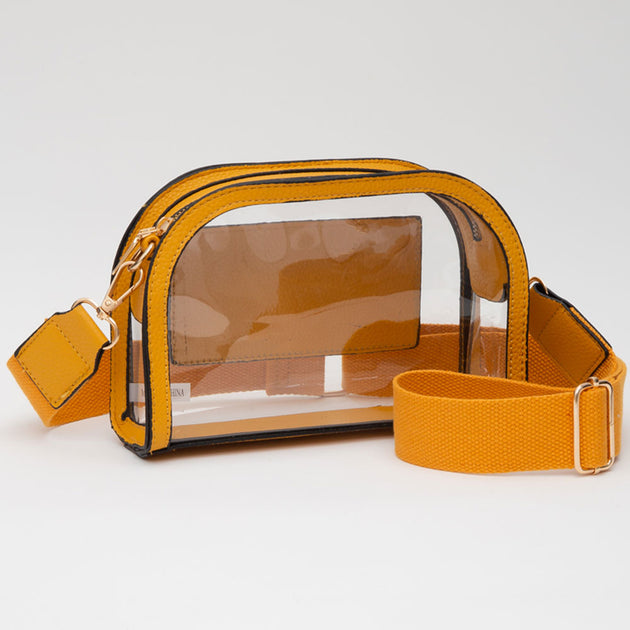 FASHNZFAB Transparent Crossbody Camera Bag Multi One Size 6