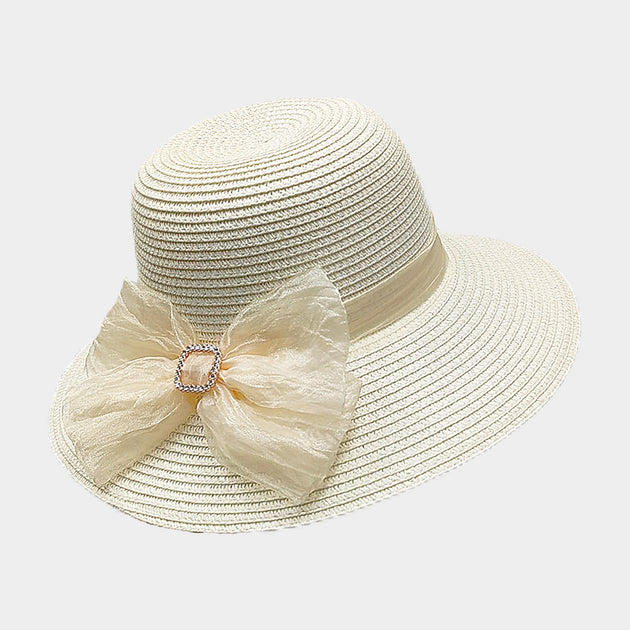 FASHNZFAB Straw Sun Hat Beige 4