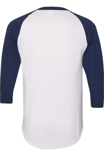 Augusta Sportswear Three-Quarter Raglan Sleeve Baseball Jersey Multi Large 3