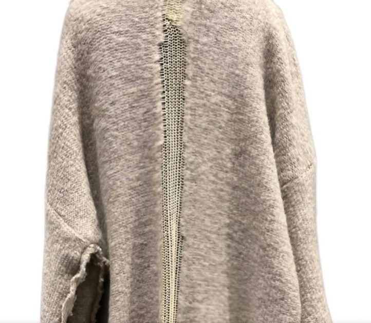 Amano by Lorena Laing Kimono Cardigan Grau Large 4