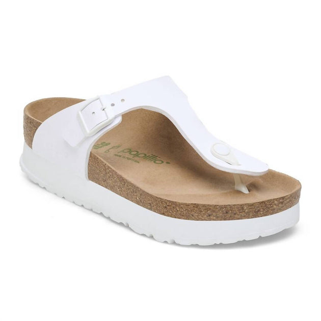 Birkenstock Gizeh Platform Sandal White EU 42 2