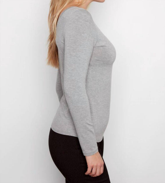 iltm Juniper Top en Maille Réversible 2 Sens gris Large female 4