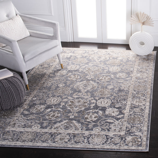 Safavieh HIS521 Area Rug Dark Grey/Ivory 2