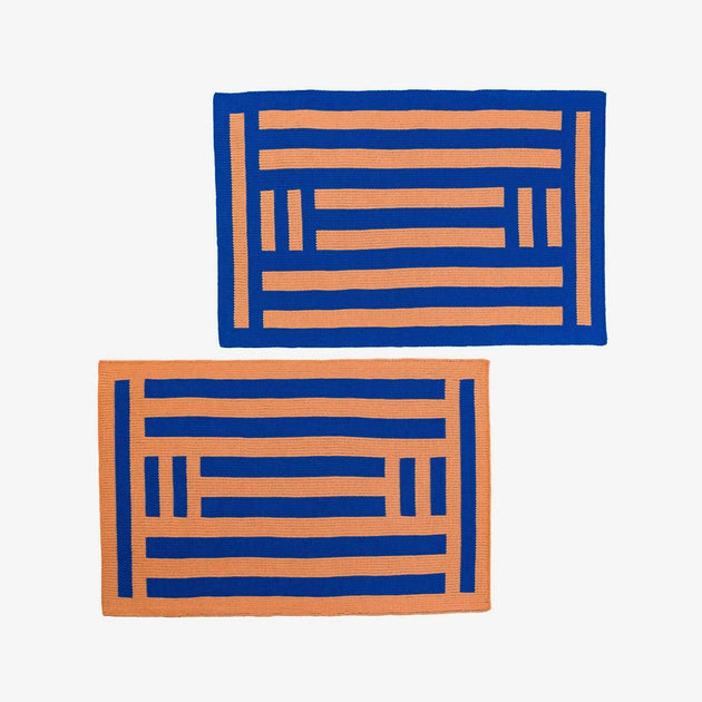 Verloop Columns Placemat Cobalt Set of 4 4