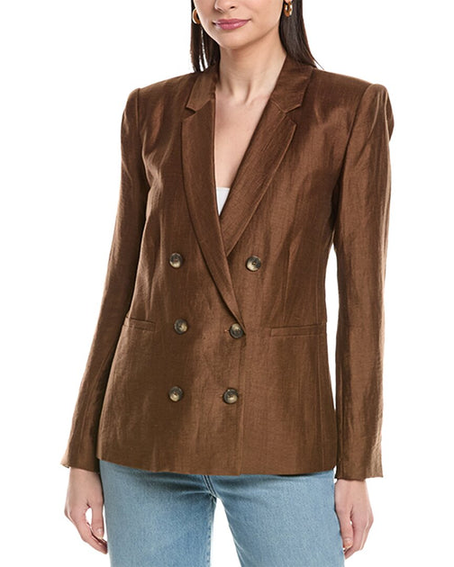 L'AGENCE Colin Blazer Brown US 8 2