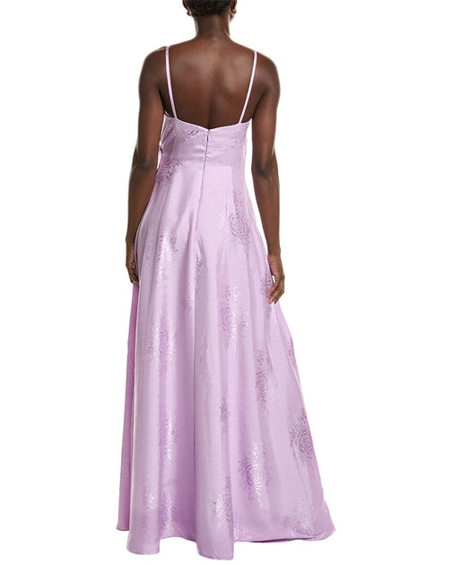 Marchesa Notte Notte Bridesmaid Matera Dress Purple US 4 3