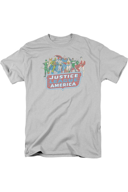 Gildan DC Comics Justice League Lineup T-Shirt Grey XXL 2