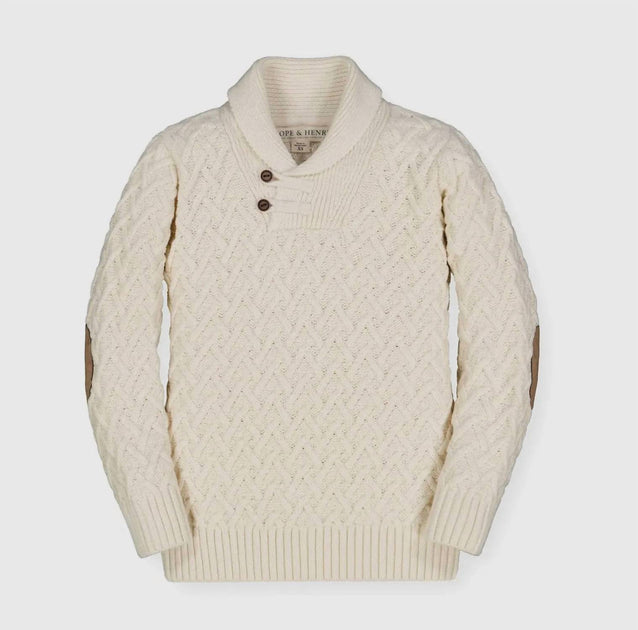 Hope & Henry Chestnut Lodge Sweater Beige Medium 2