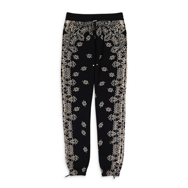 Amiri Bandana Bleach Sweatpants Black Small 4