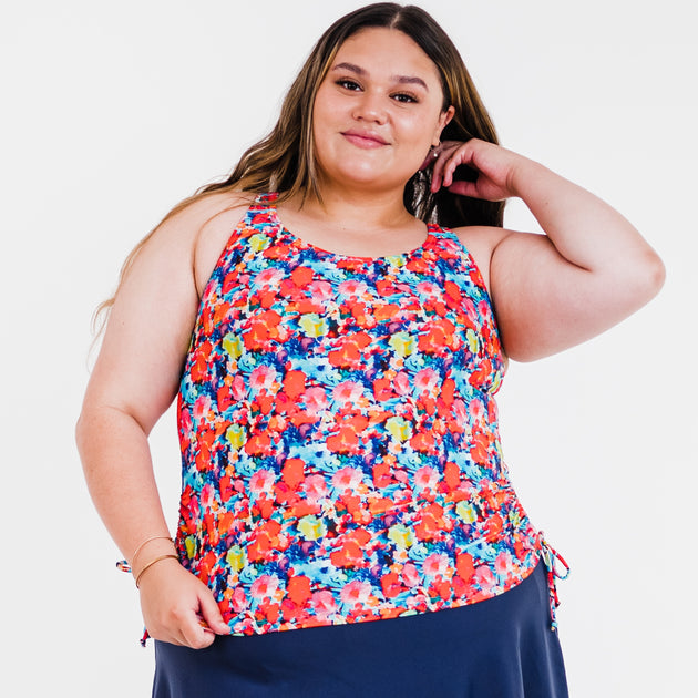 Calypsa Maya Tankini Swim Top Multi 2