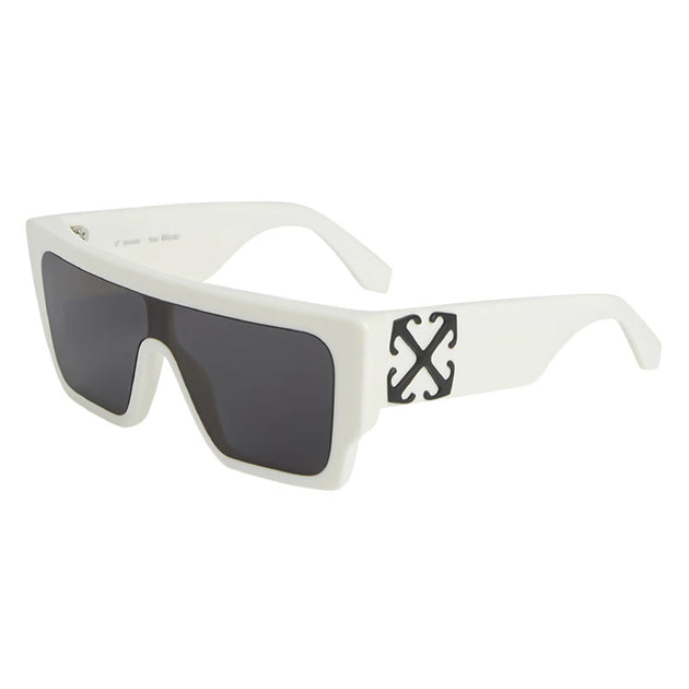 Off-White Oeri14Fmarion0107 Shield Sunglasses White One Size 2