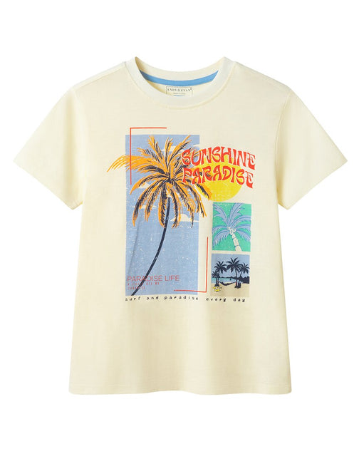 Andy & Evan Graphic T-Shirt Yellow Medium 3
