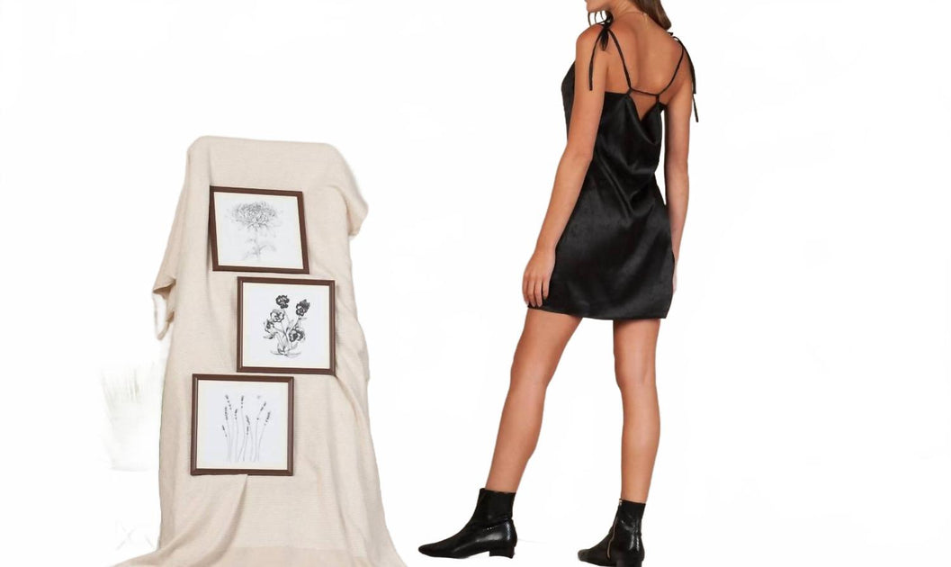 LUCCA Chandon Mini Dress Black Small 4