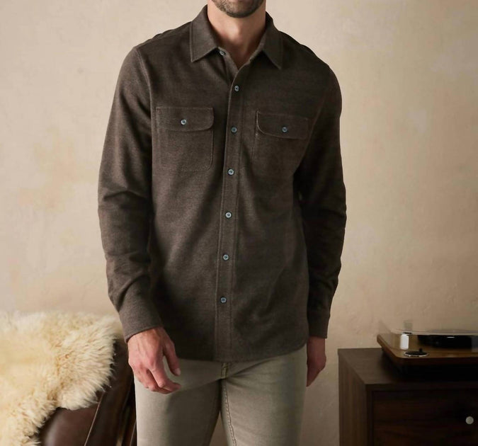 The Normal Brand Strickshirt Texturiert Braun XL 2